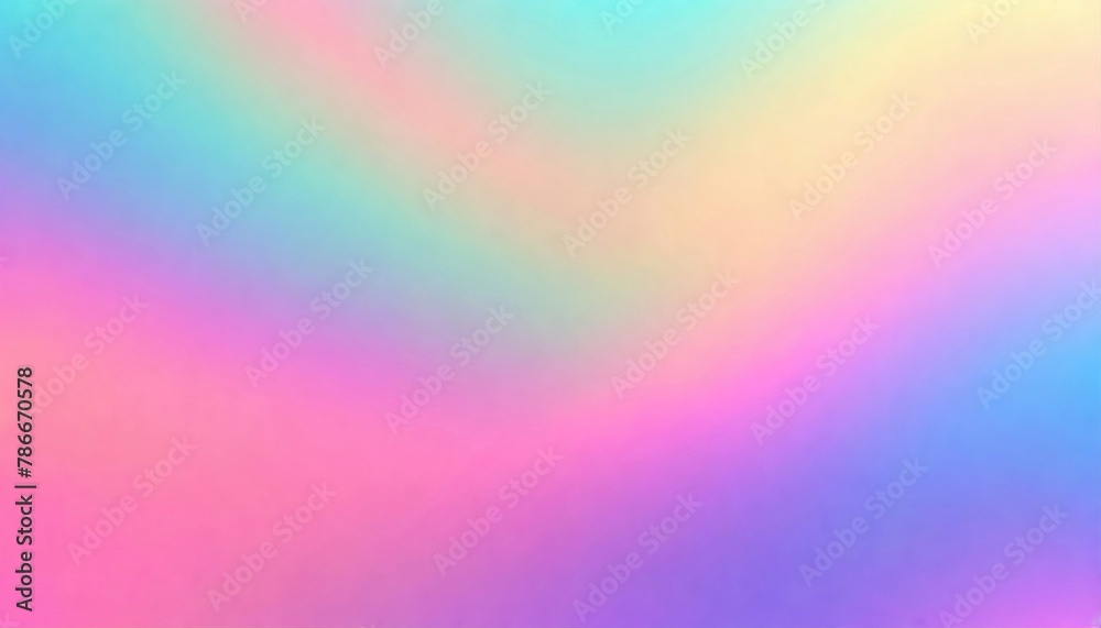 4K Beautiful color gradient background with noise. Abstract pastel holographic blurred grainy gradient banner background texture Colorful digital grain soft noise effect Nostalgia, generative ai	