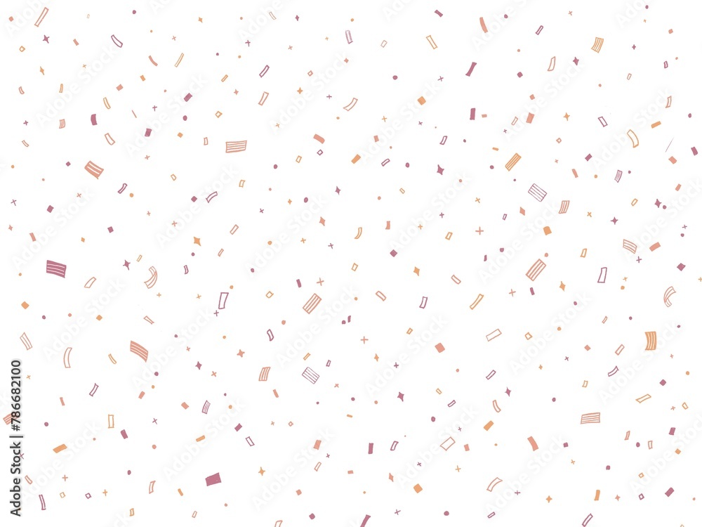 cartoon doodle confetti party background texture