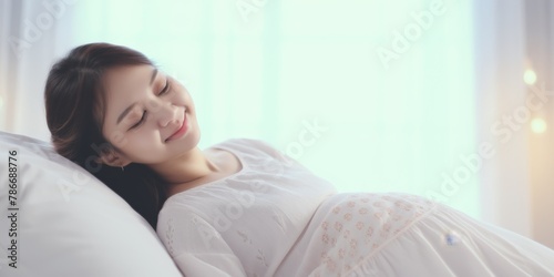 pregnant woman resting Generative AI
