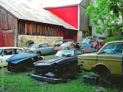 abandoned foreign sports cars