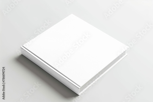 PNG hardcover book mockup, transparent design photo