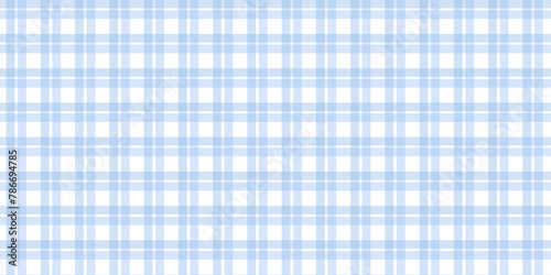 Purple Gingham seamless pattern. Texture from rhombus, squares for - plaid, tablecloths, clothes, shirts, dresses, paper, bedding, blankets, quilts and other textile products. illustration.