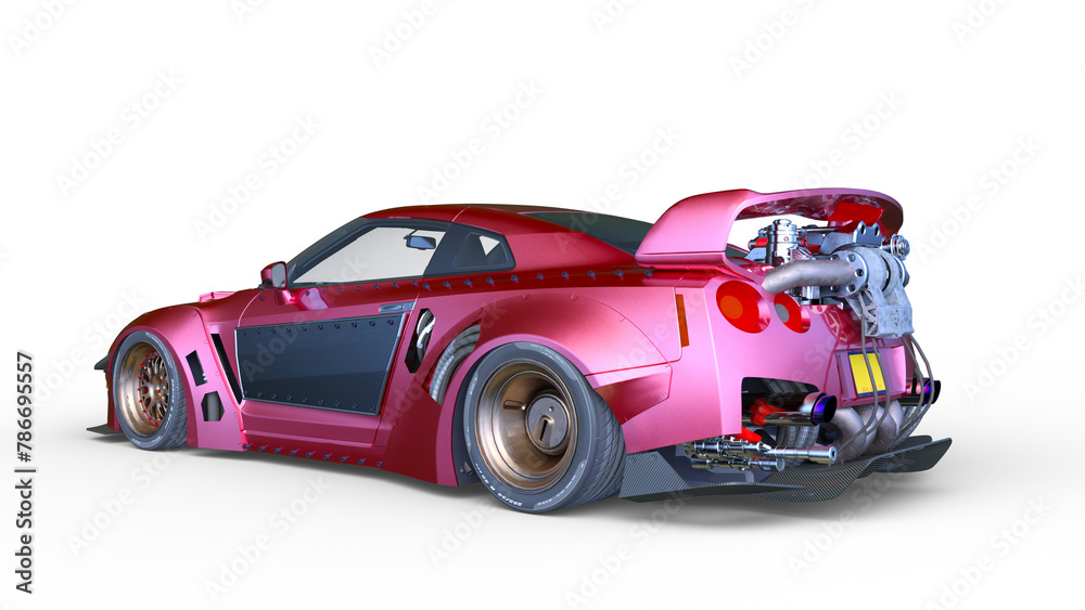 スポーツカー 3DCGレンダリング スポーツカー 3DCGレンダリング