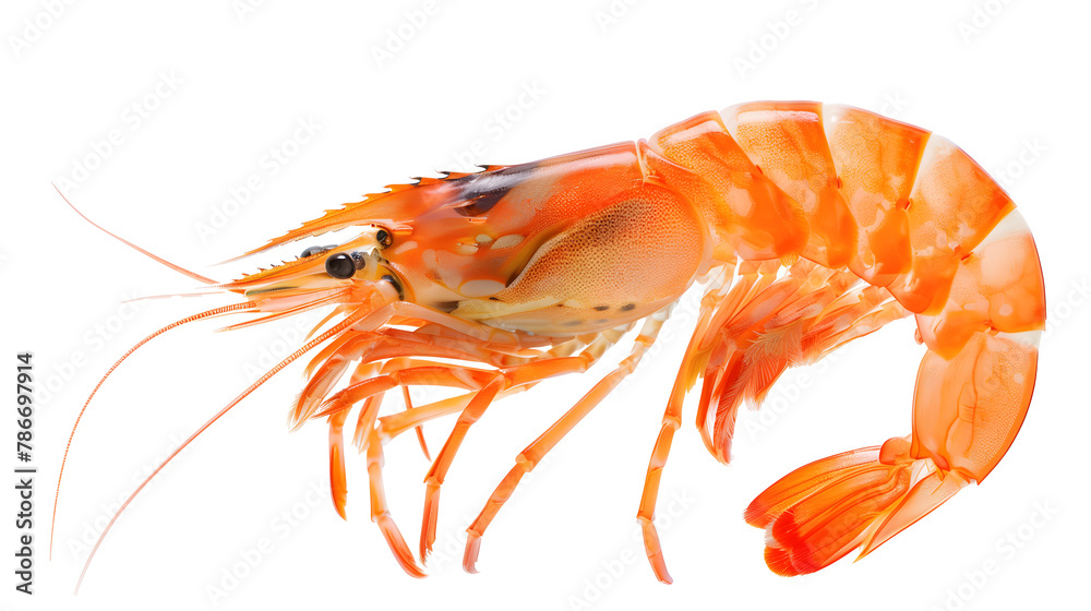 shrimp isolated on white background shrimp isolated on white background