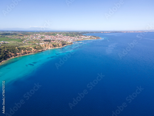 Wallpaper Mural Kassandra coastline near town of Nea Fokea, Chalkidiki, Greece Torontodigital.ca