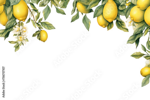 PNG  Lemon branch fruit plant photo