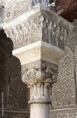 Decorations in a islamic madrasa