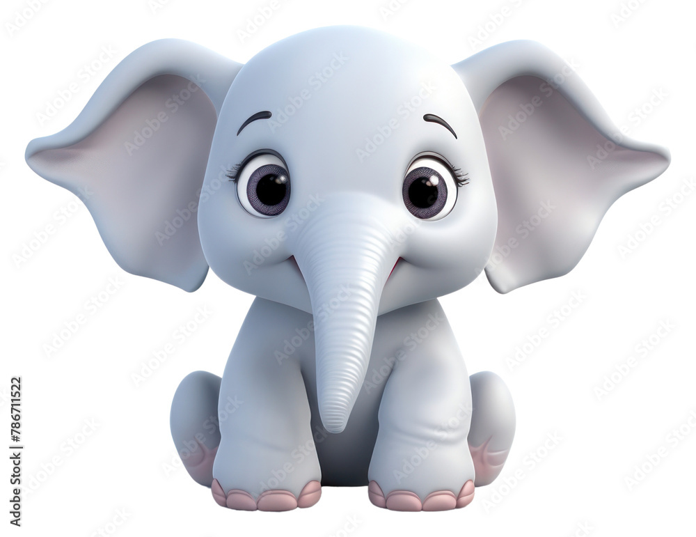 PNG Cute baby elephant background wildlife cartoon animal