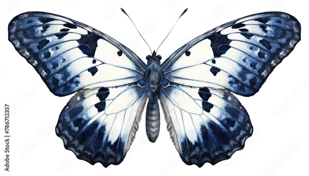 PNG Indigo moth butterfly animal insect. Stock Illustration | Adobe Stock