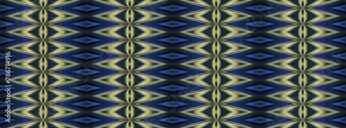 Geometric golden blue beauty graphic design.