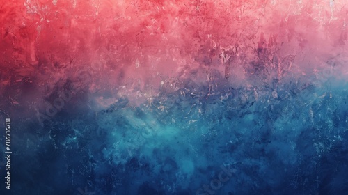 Abstract watercolor background. Blue and red colors. Gradient texture