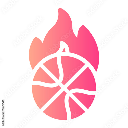 fire gradient icon
