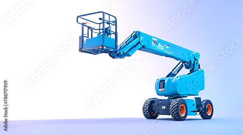 lifting platform machinery for construction site photo