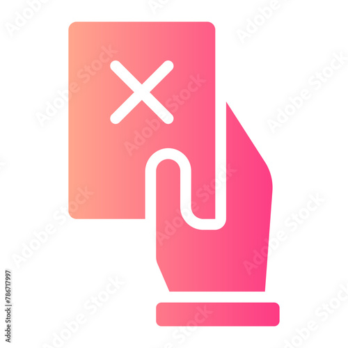 penalty card gradient icon