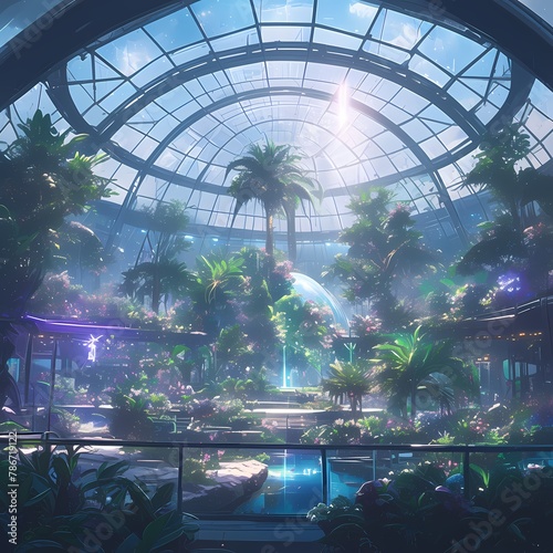 Explore the Future of Sustainable Living in an AI-Controlled Conservatory