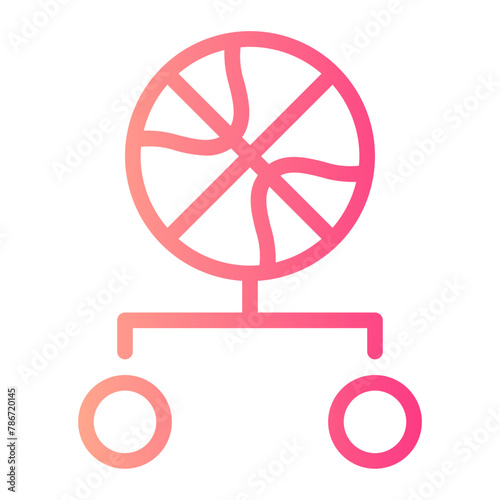 competition gradient icon