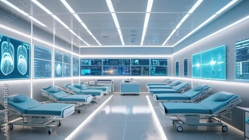 modern bright hospital room © IKARTS