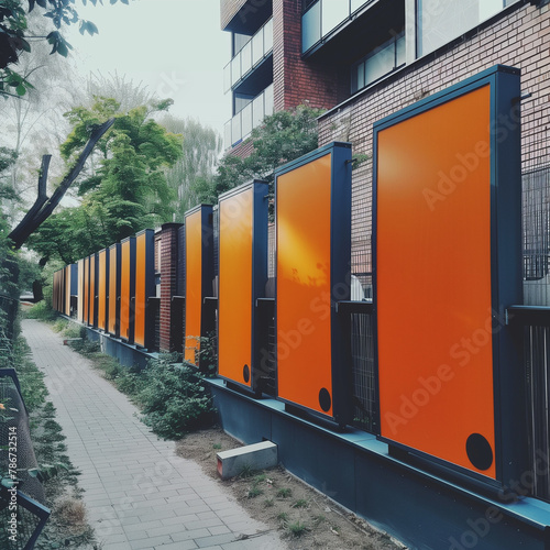 Quiet Your Environment with Innovative Solar Noise Barriers by a Refined Flat photo