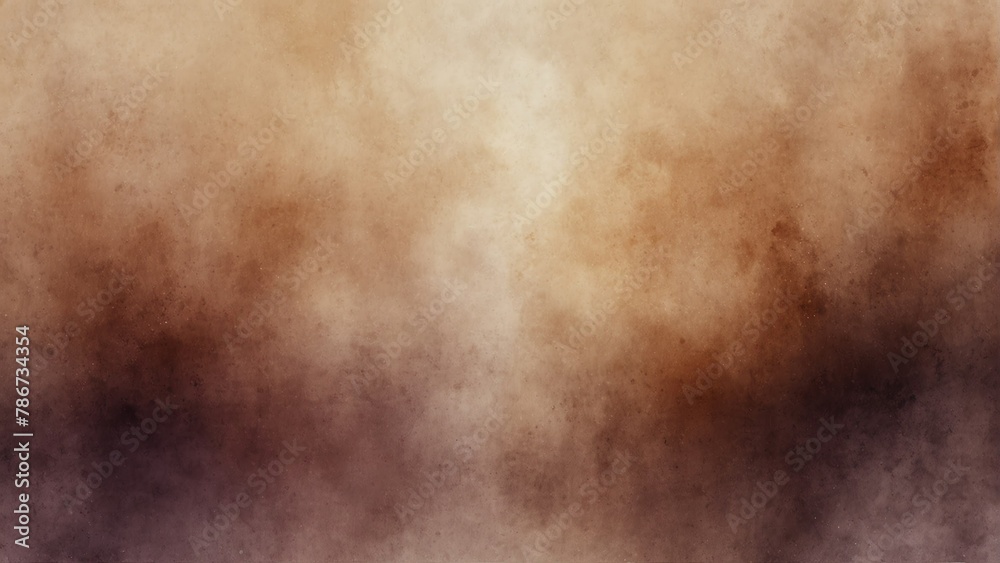 purple sepia gradient watercolor on paper texture background from Generative AI - obrazy, fototapety, plakaty 