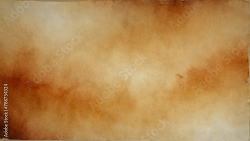 orange sepia gradient watercolor on paper texture background from Generative AI