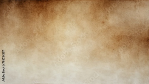 white sepia gradient watercolor on paper texture background from Generative AI photo