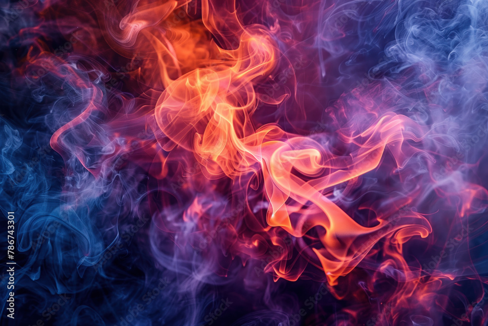Colorful Smoke, Studio Shot, Generative AI Colorful Smoke, Studio Shot, Generative AI