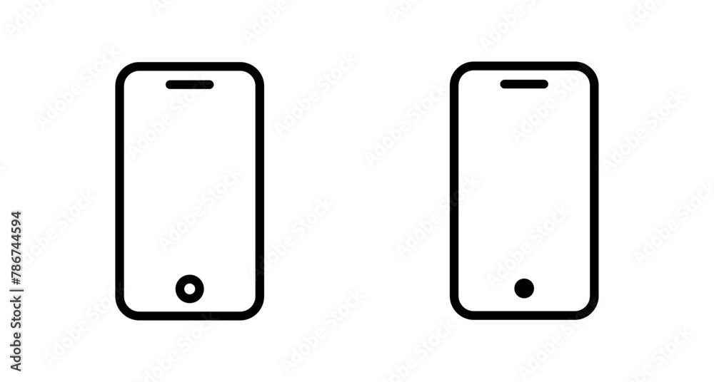 Phone icon vector isolated on white background. Phone vector icon. Mobile phone. Telephone icon. Cellphone Phone icon vector isolated on white background. Phone vector icon. Mobile phone. Telephone icon. Cellphone