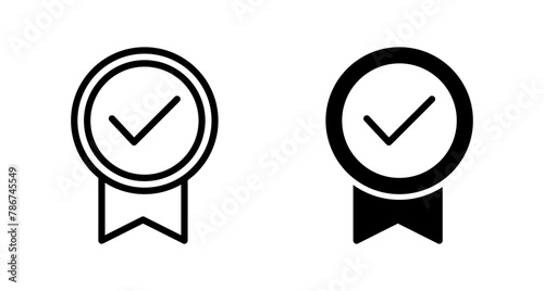 Free Download Achieve icon vector isolated on white background. Award vector icon. medal Vector icon . Achievement. stamp - GFXLoad