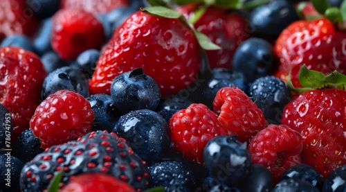 Berry Bliss: A Medley of Dew-Fresh Berries