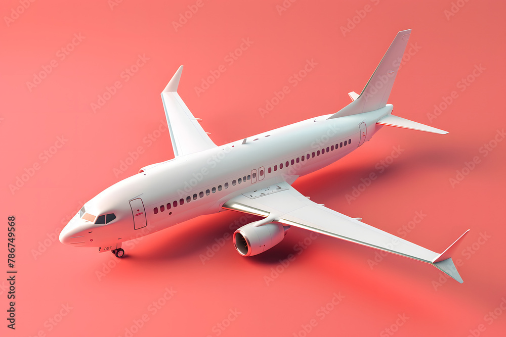 3d render of airplane 3d render of airplane