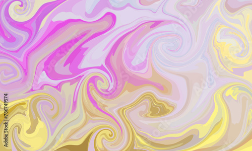 Multicolour colourful background in acrylic pouring