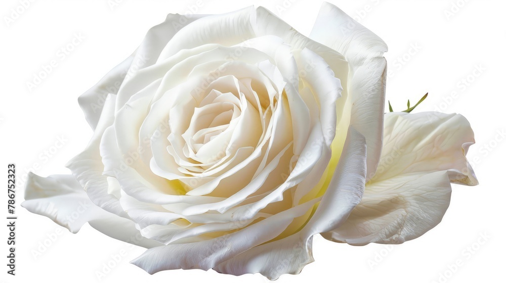 white Rose isolated on white background, clipping path, full depth of field white Rose isolated on white background, clipping path, full depth of field