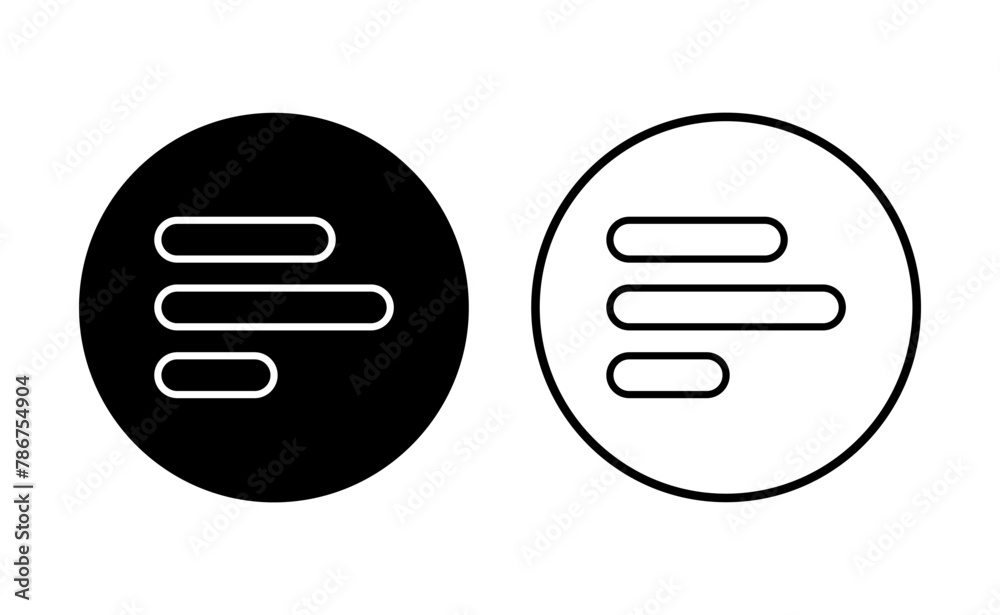 Menu Icon set. web menu icon. hamburger menu symbol