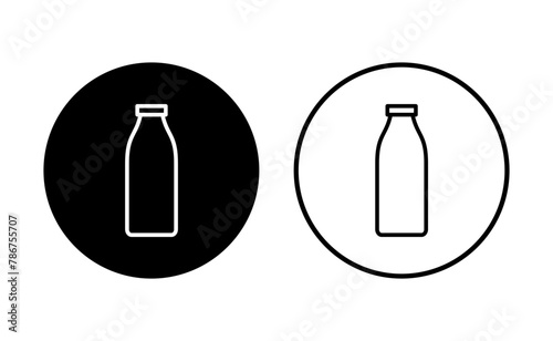 Bottle icon set. bottle vector icon