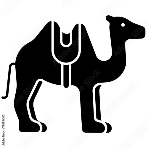 Camel Glyph Icon