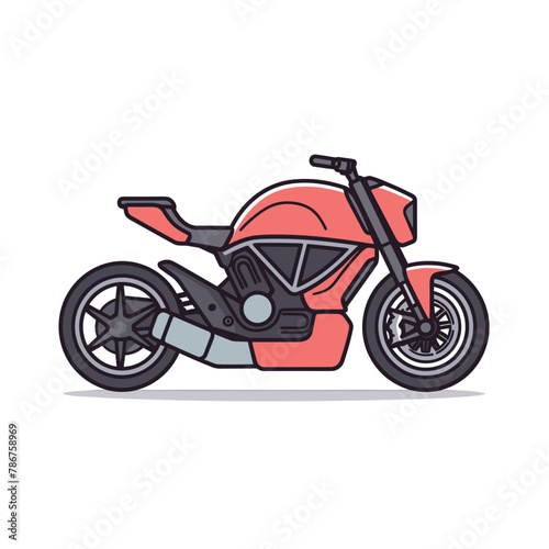 Motorcycle icon design template  motorbike motor logo vector illustration
