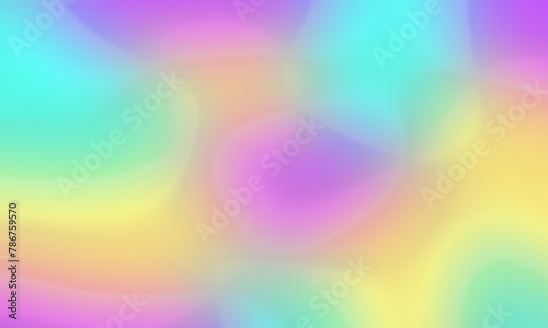 Beautiful colorful abstract background Blue, yellow, purple and pink are colorful and interesting.