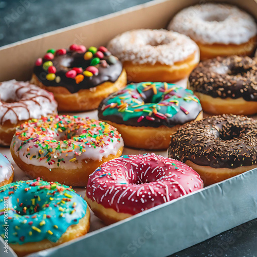  Cada mordida em um donut revela uma explosão de sabor e textura que te levará ao paraíso. photo