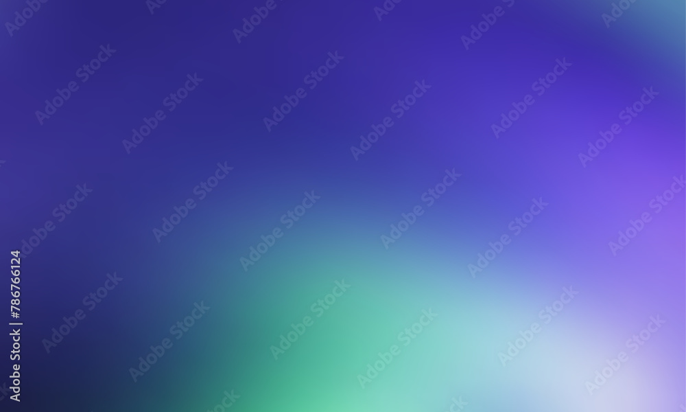 Vibrant Blue Green and Purple Vector Gradient Abstract Background