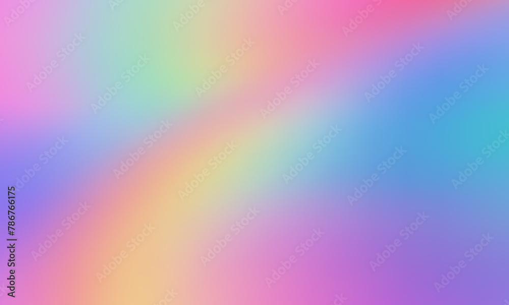 Unique Vector Gradient Blurred Colored Abstract Background with Smooth Transition
