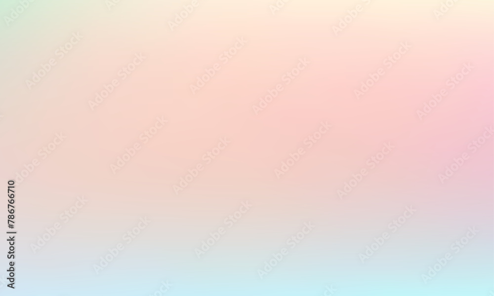 Fantasy Rainbow Unicorn Vector Background with Gradient