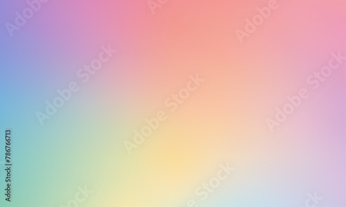 Abstract Vector Gradient Background with Rainbow Colors