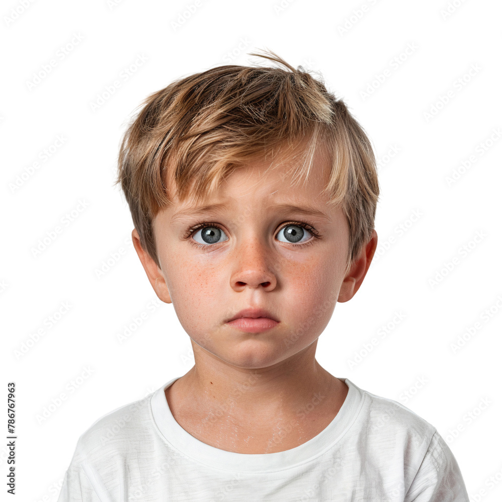 Portrait of a smiling little boy, funny face cut out transparent Portrait of a smiling little boy, funny face cut out transparent