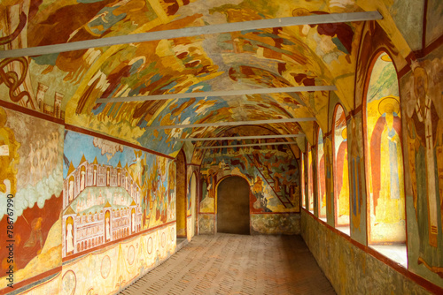 Church interior at Rostov Kremlin, Russia photo