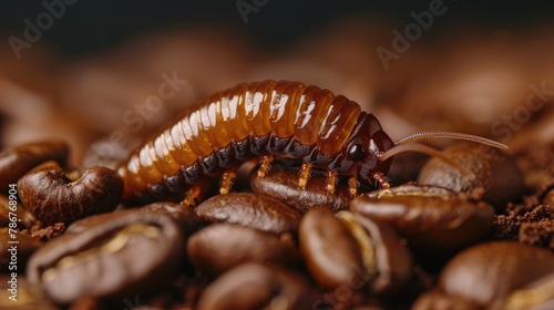 Tiny worms found in unroasted coffee beans © 2rogan