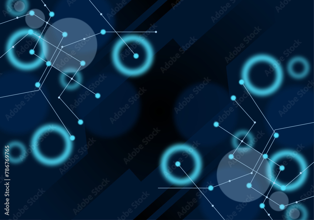 Fototapeta premium abstract technology background 2