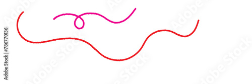 Red line thread vector