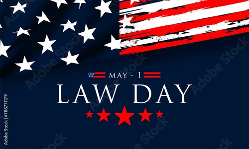 Law Day in the United States of America is celebrated on May 1 , vektor background