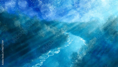 Blue abstract background inspired by summer.