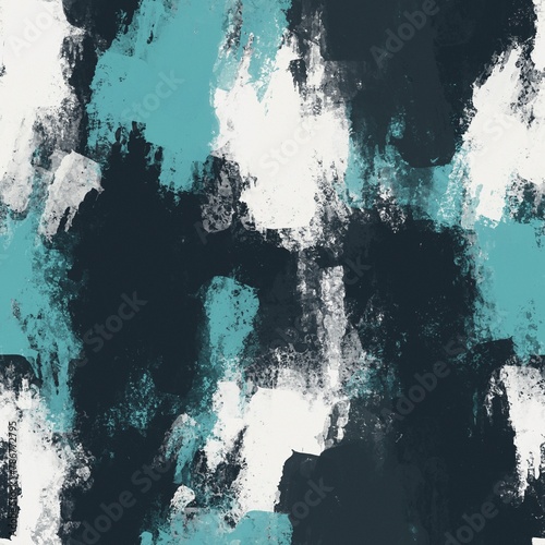 Abstract acrylic painting background seamless pattern 
